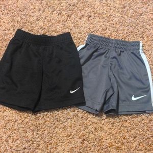 Two pairs of boy 3t Nike shorts